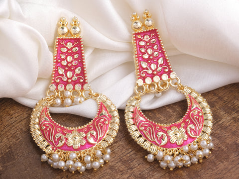 Meenakari Stud Earring