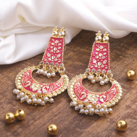 Meenakari Stud Earring