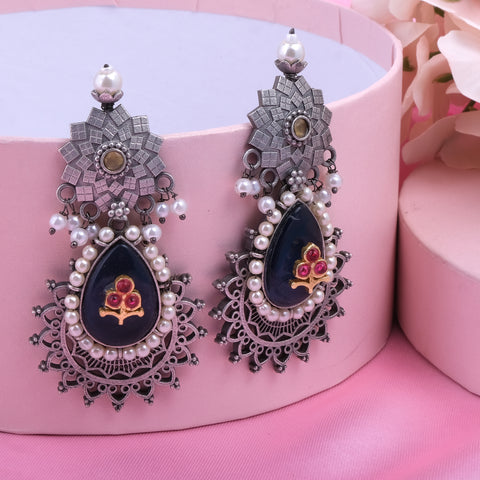 Meenakari Jhumka Earrings