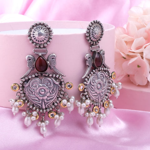 Meenakari Jhumka Earrings