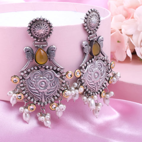 Meenakari Jhumka Earrings