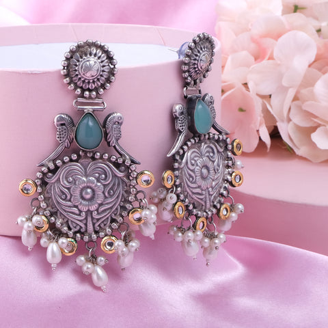 Meenakari Jhumka Earrings