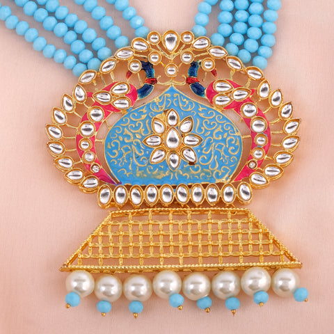 Meenakari Stone Studded Handacrafted Jewellery Set