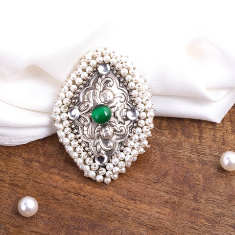 Kundan Finger Ring