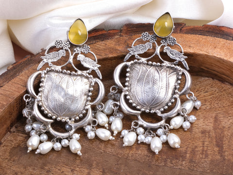 Stone Pearls Earrings