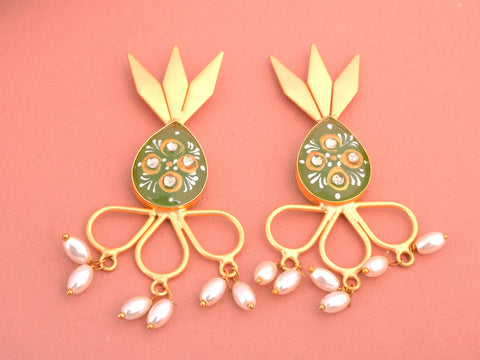 Handmade Fancy Seashell Earrings