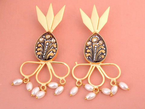 Handmade Fancy Seashell Earrings